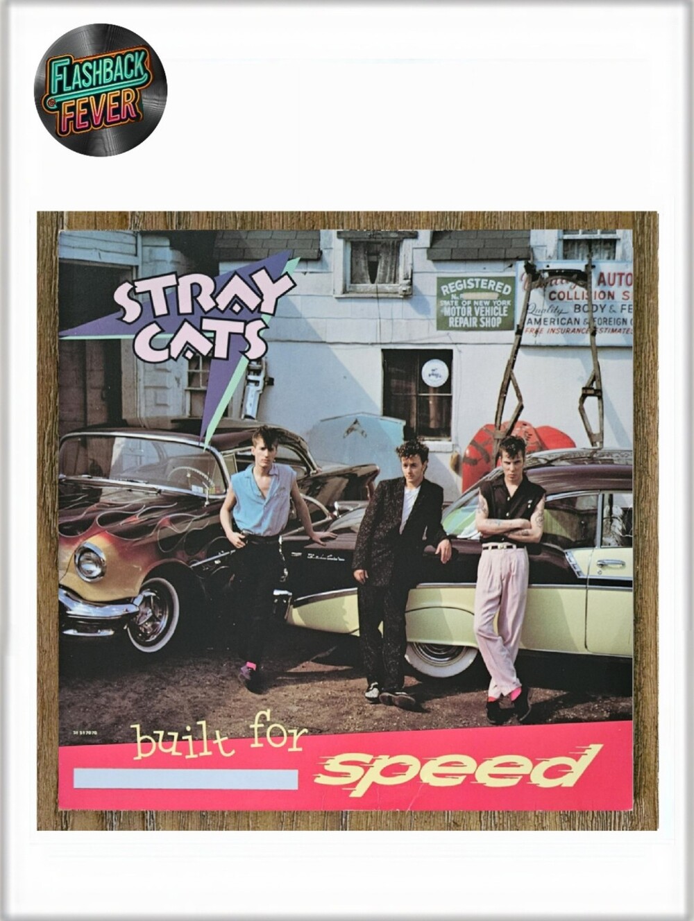 STRAY CATS•Built For Speed•1982 US (#St 517070) Carrolton Pressing